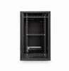 15U 450mm 19" Data Wall Cabinet w/ Shelf - Black | 15U Wall Cabinet