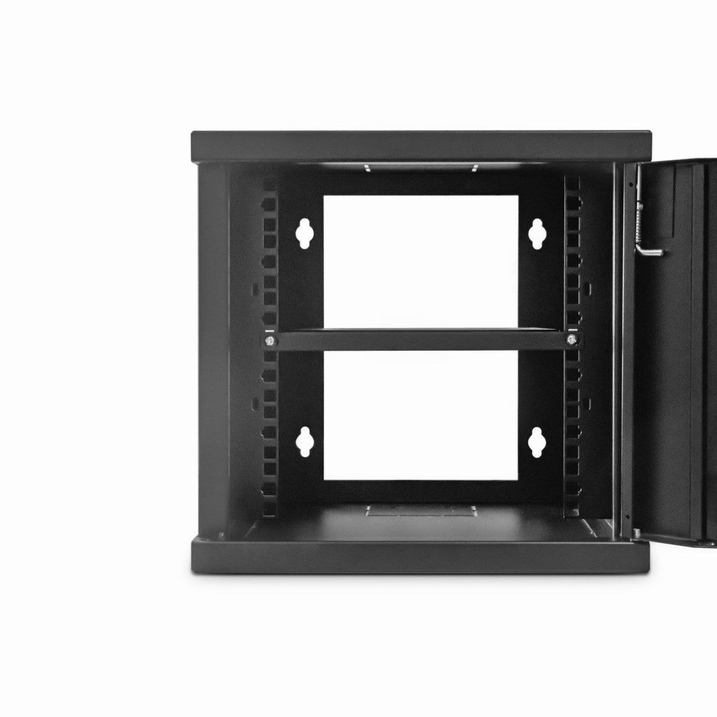 Rackmount Pc Soho Wall Mount Data Cabinet |4U 300mm Deep 10inch Rackmount SoHo Black