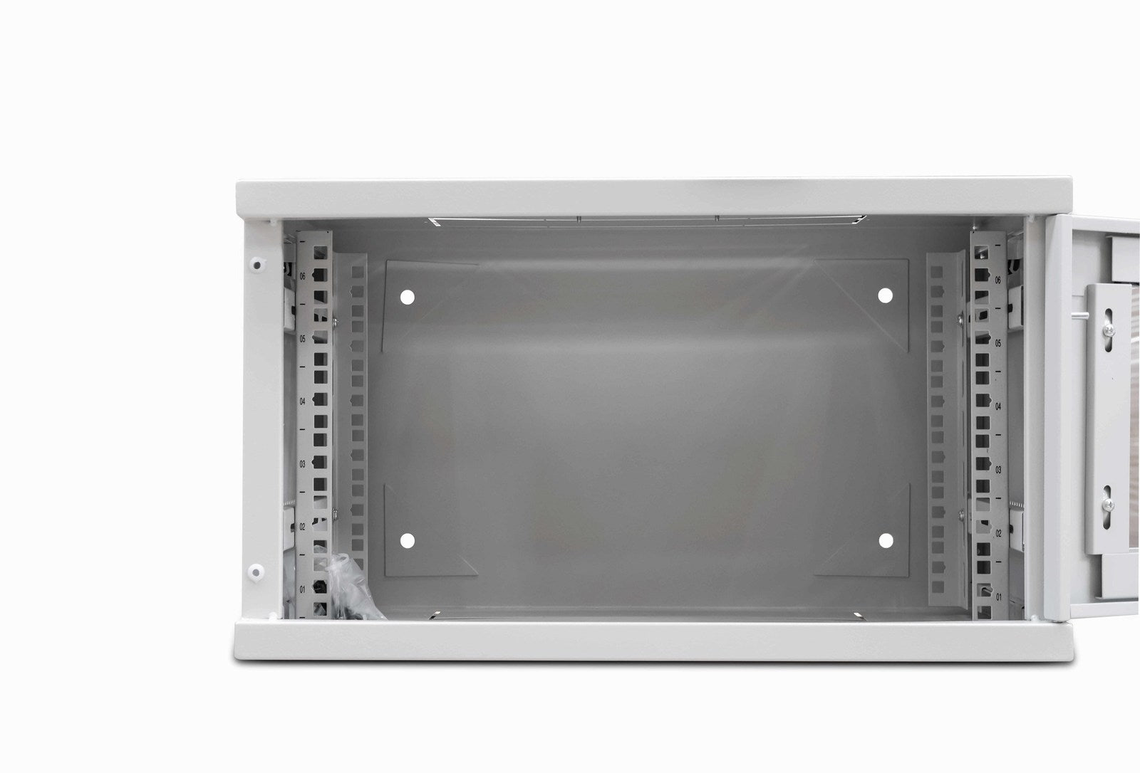 6U 450mm 19" Data Rack Wall Cabinet - Grey - Netbit UK