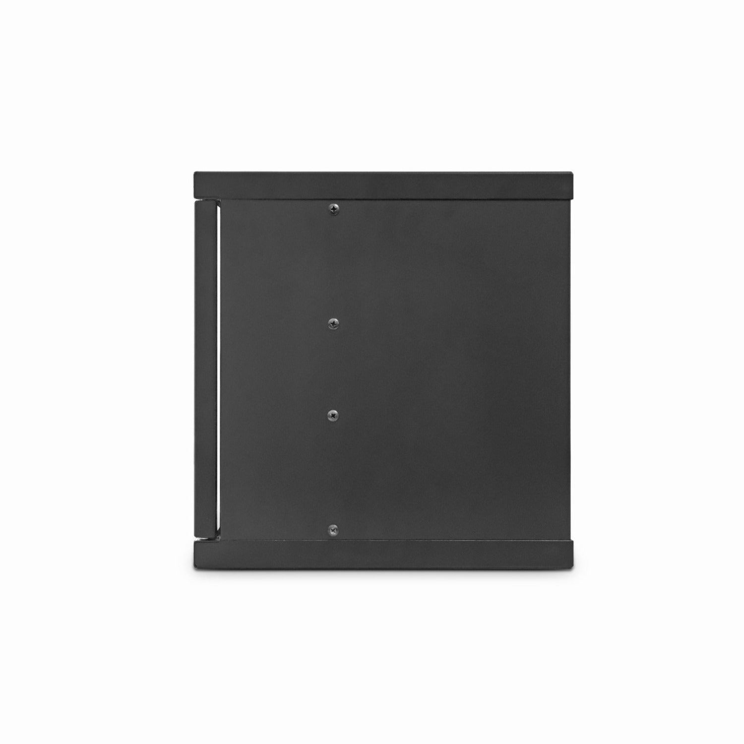 Right side view of an 8U 310mm 10" wall Mount Data Cabinet (SOHO) - Black - Netbit UK