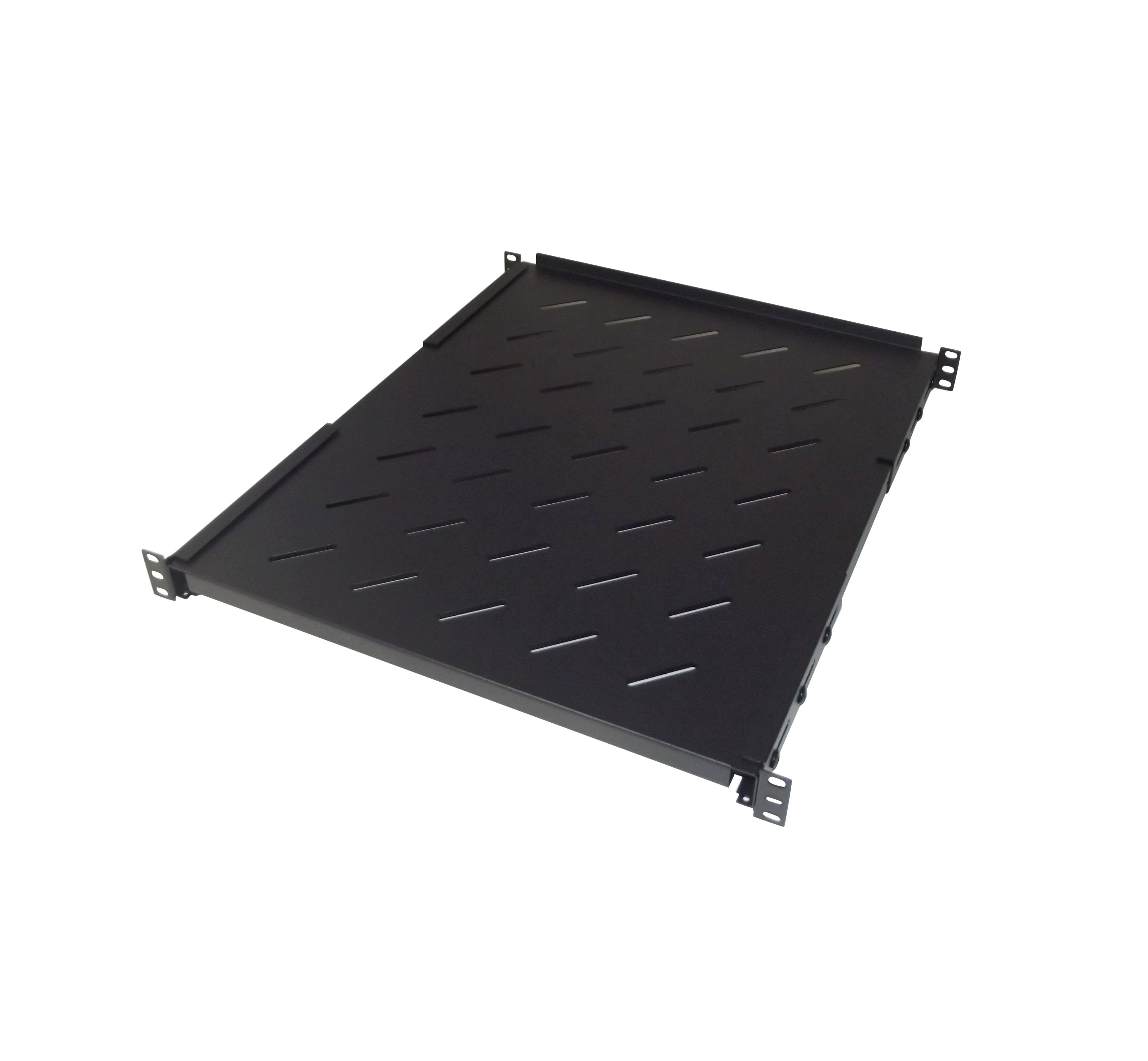 19" 1U Universal Adjustable Shelf 550mm (Extension & Recess up to 180mm) - Vented - Netbit UK