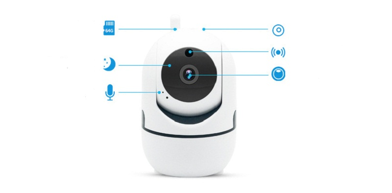 Wireless Cloud Camera | 2MP | PTZ | DC 5V 1.5A | App : YCC365 Plus - Netbit UK