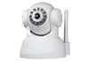 Wifi/IR cut/Pan Tilt IP camera/H.264 compression WHITE