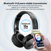 Bluetooth 4.0 Foldable Stereo Headphones with Active Noise Cancellation - Black