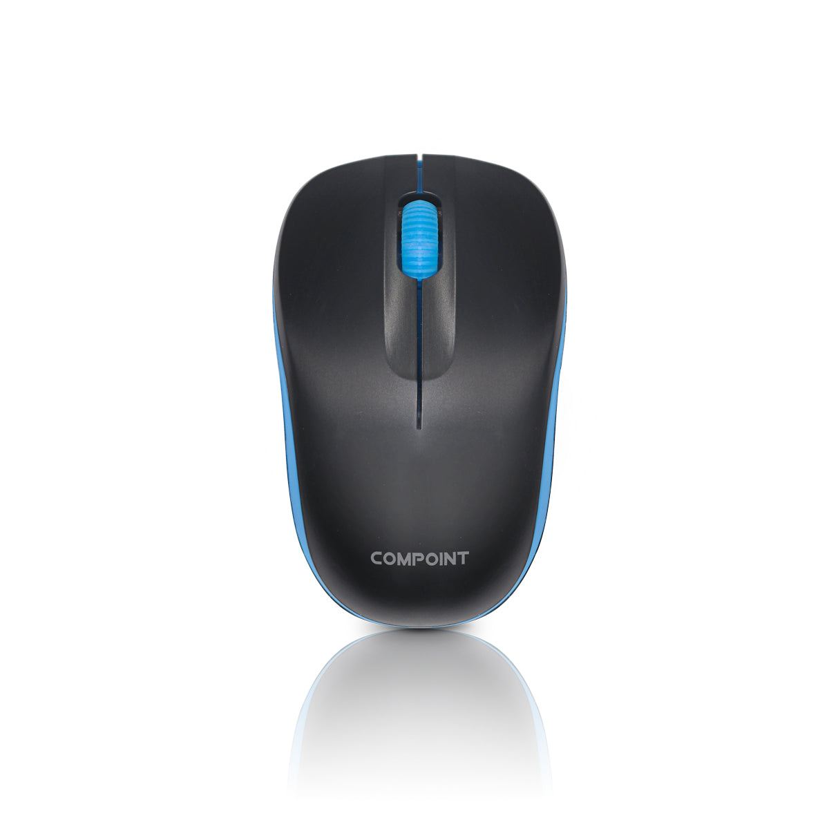 Wireless Mouse - Black / Blue - 2.4Ghz - Netbit UK