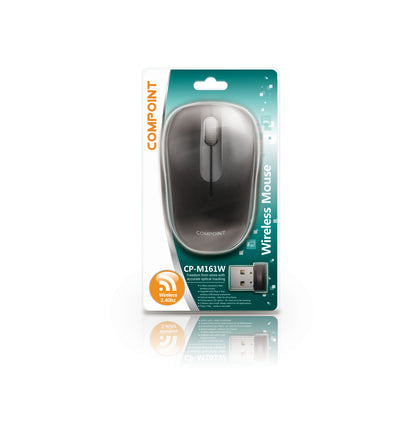 Wireless Mouse - Black / Black - 2.4Ghz - Netbit UK