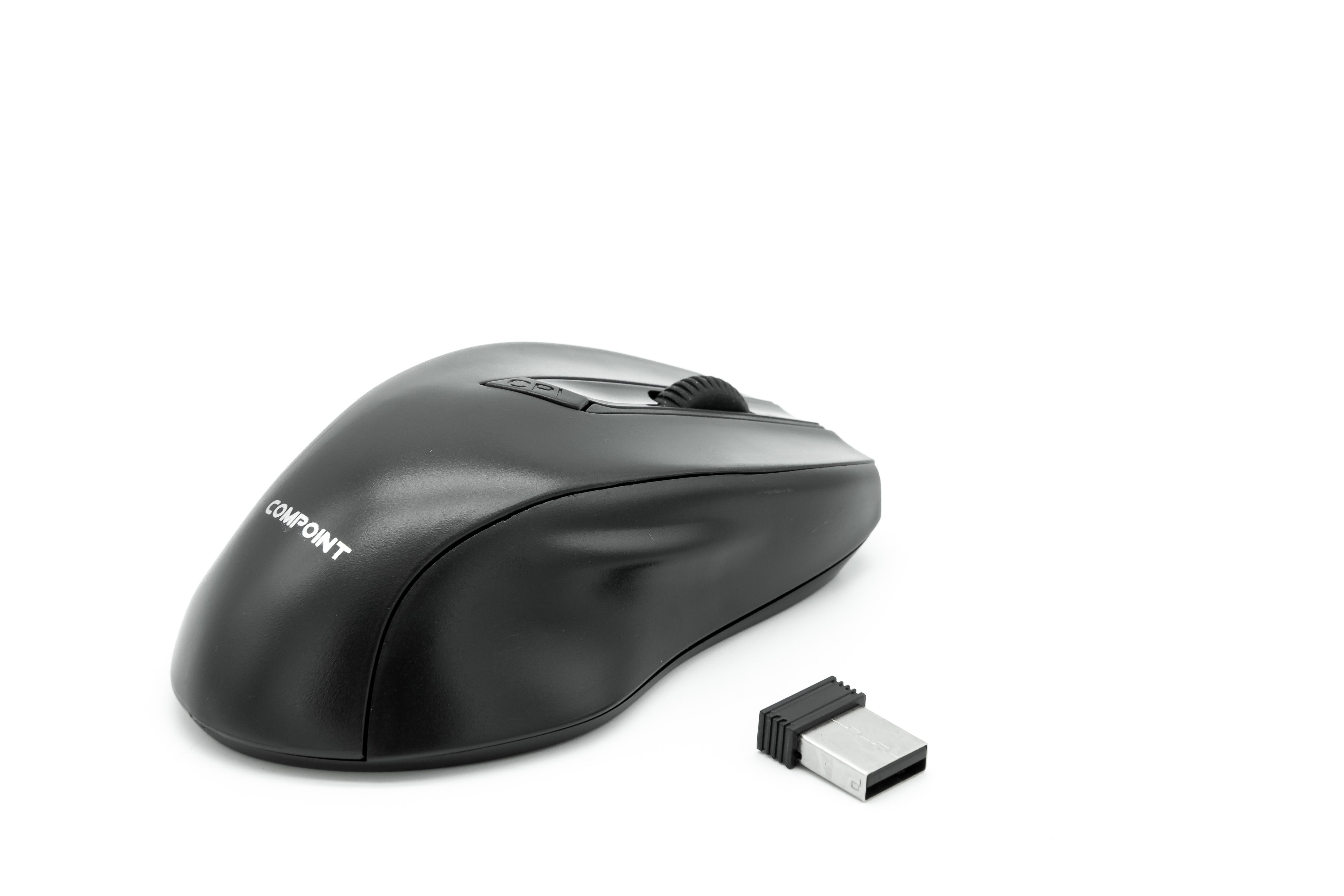 Wireless Mouse - Black - 2.4Ghz - Netbit UK