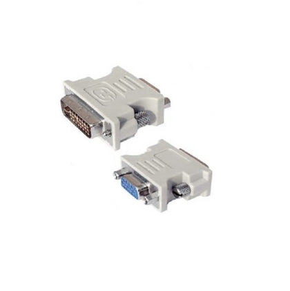 DVI Adapter (DVI-I 24 + 4 Pin) to VGA/SVGA Female HD15 Socket - Netbit UK