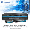 24 Port Fast Ethernet 10/100 Rackmount PoE Switch + 2 Gigabit Uplinks
