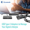 USB Type-C to VGA and 4K HDMI Adapter with Integral PD Charge Port