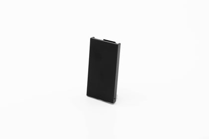 50mm x 25mm Half Blank for Euro Module Faceplates - Black - Netbit UK
