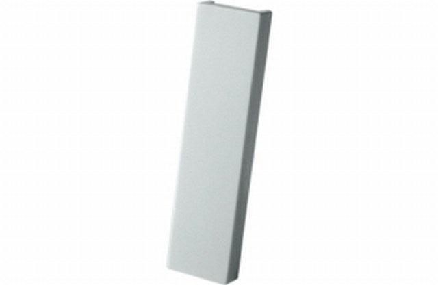 50mm x 12.5mm Quarter Blank for Euro Module Faceplates - White