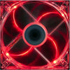 140mm LED Case Fan, 4-Pin/3-Pin - Red