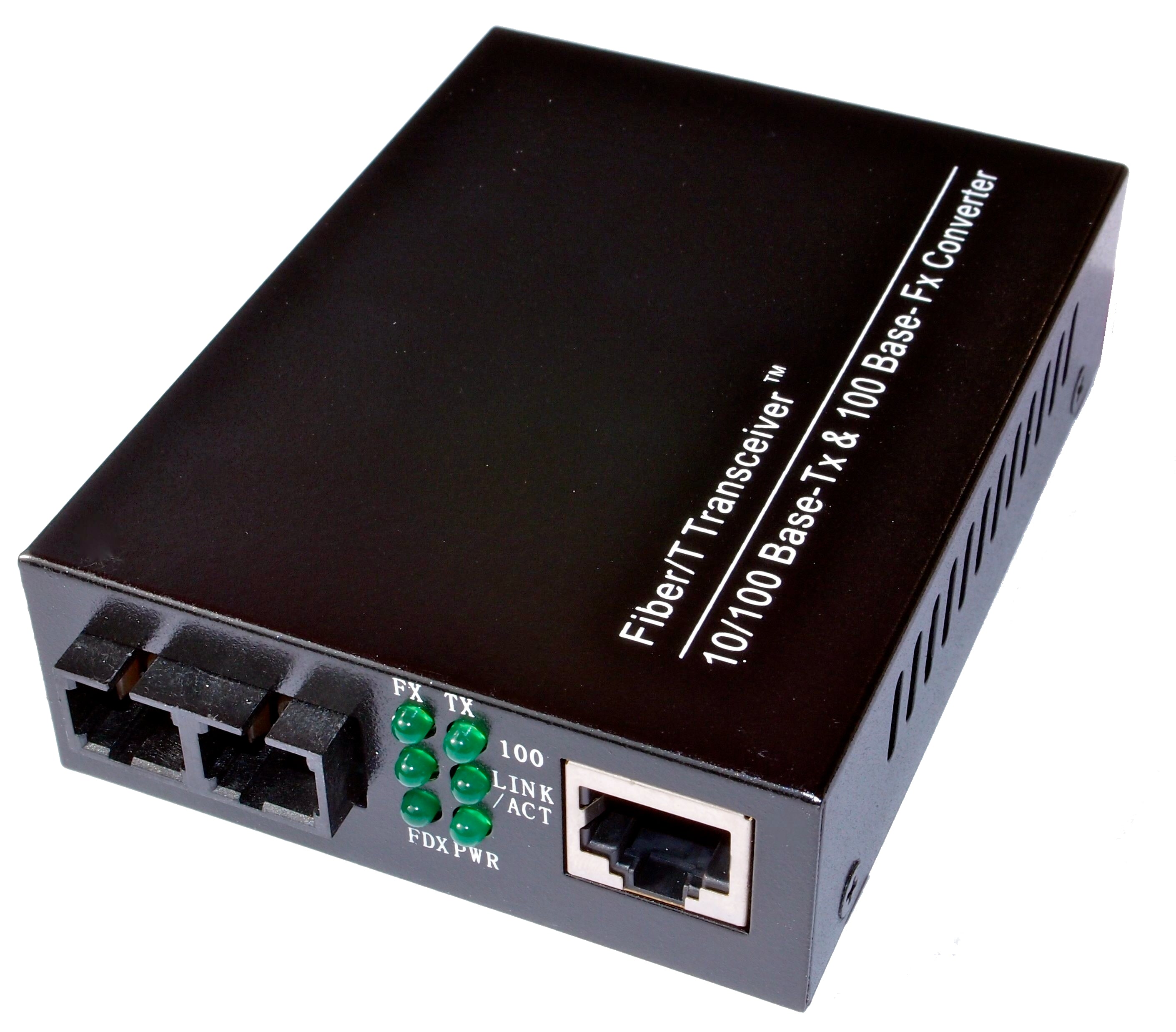 100Base-T to 100BASE-FX Multimode Fibre Media Converter, SC Connector (Upto 2000m) - Netbit UK