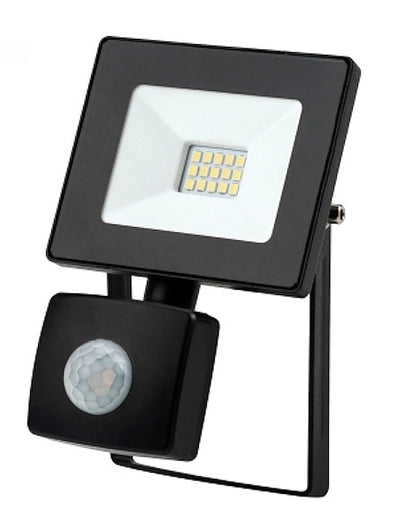 10W LED Flood Light with Sensor - 800LM / Lumens (IP44) 2835 - Netbit UK