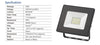 20W IP65 Electrical Outside LED Flood Light - 1600LM / Lumens (IP65) 2835