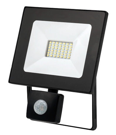 30W IP44 Electrical Outside LED Flood Light with Sensor 2400LM