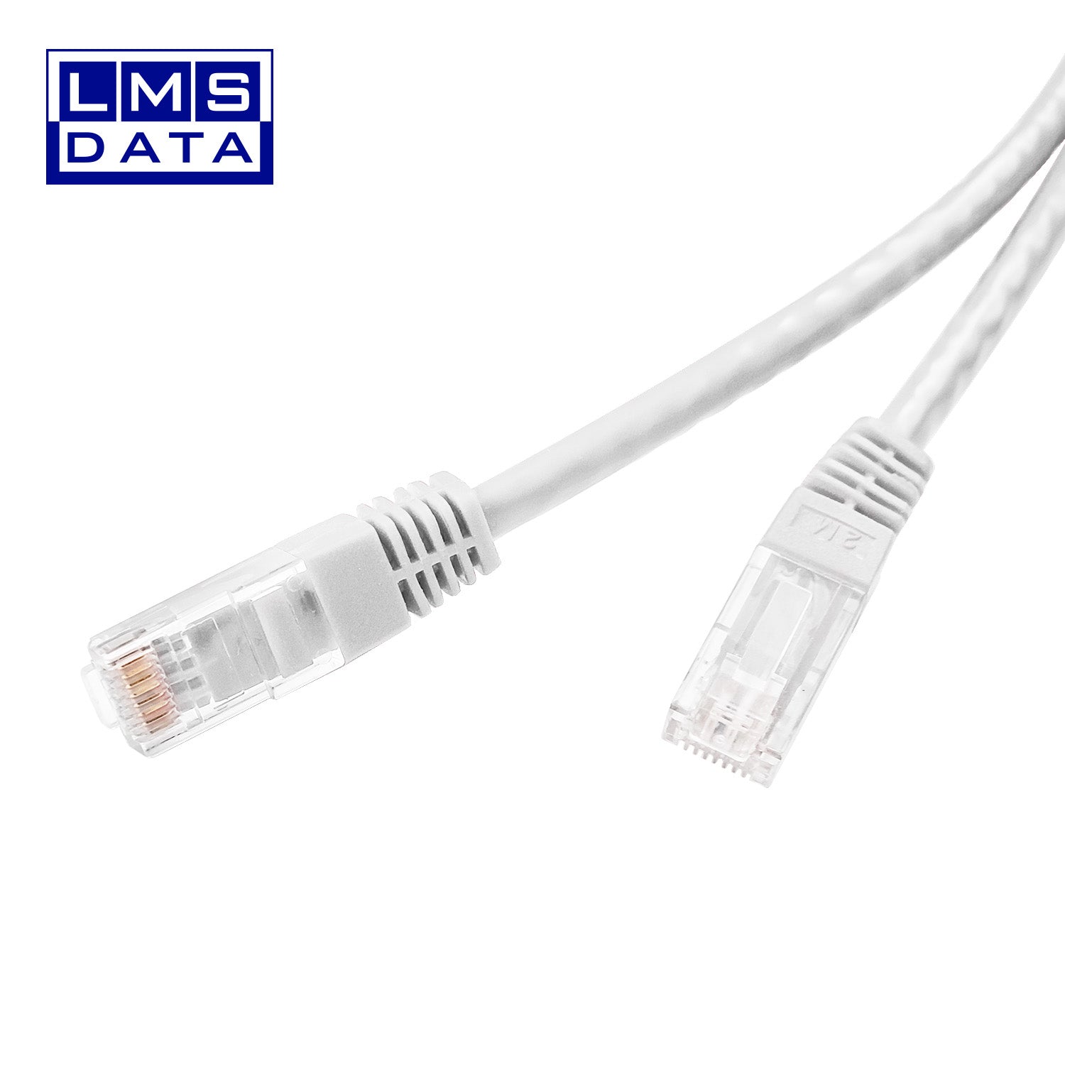 2.0m LMS Data Ethernet Cat5e RJ45 UTP Patch cable cord - Netbit UK
