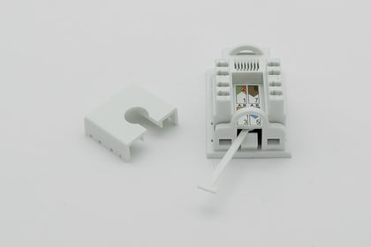Cat5e UTP RJ45 LJ6C Network Floor Box Module 38 x 25mm - Netbit UK