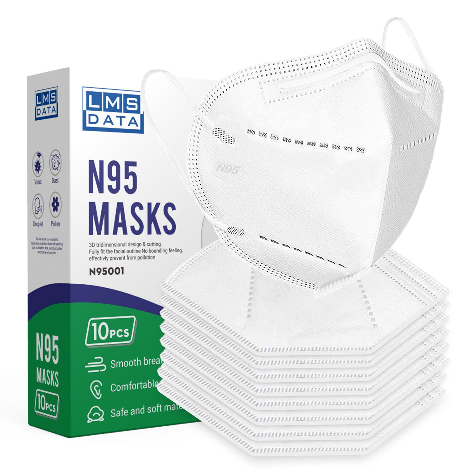 N95 Mask (Box of 10) - Netbit UK