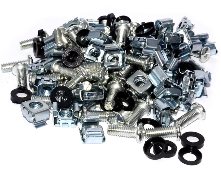 Bag of M6 cage Nuts & Screws (50) - Netbit UK