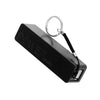 Power Bank - Portable USB/Mini USB Charger with Keychain 2000mAh - Black
