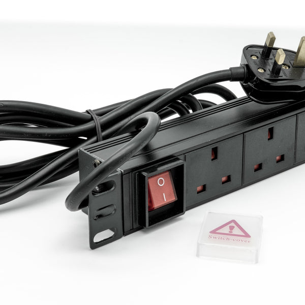 Uk Plug Server Rack Pdu Rack Mount 3 Way UK Rack Mount PDU With Surge Protection – 10 Inch ...