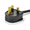 1U 19" 6 Way Horizontal Switched 10A IEC13 Sockets to UK Plug PDU (Rackmount)