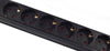 1U 19" 12 Way Vertical Switched  16A Schuko Sockets to Schuko Plug PDU with Surge Protection (Rackmount)