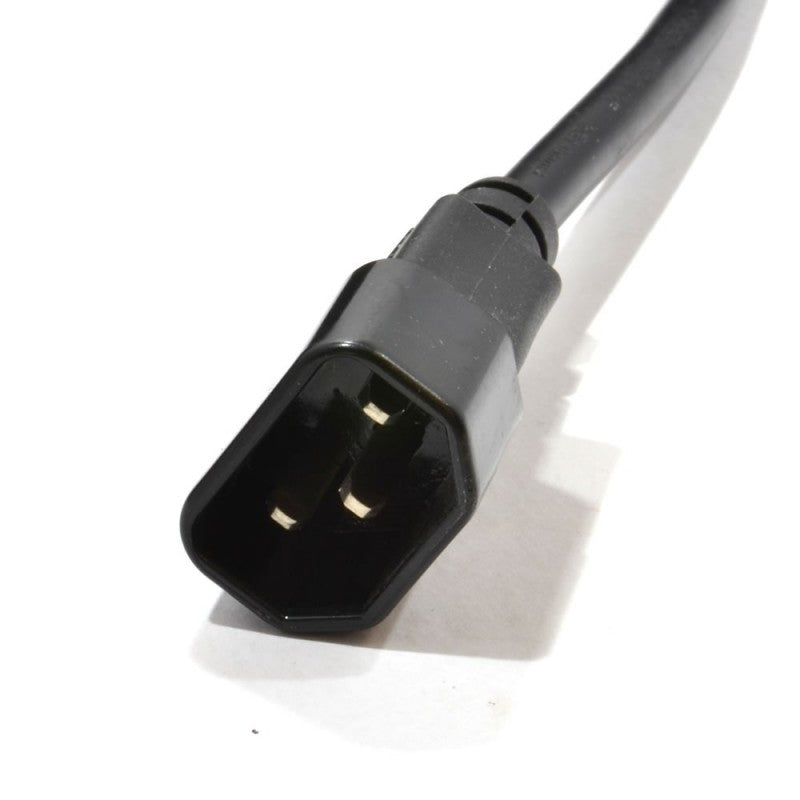 1U 19" 6 Way Horizontal Switched UK 13A to IEC14 Plug PDU with 3m Flex (Rackmount)