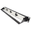 1U 19" 24 Port CAT6 Network RJ45 Patch Panel (UTP) with Back Bar (PPAN-24-CAT6-N)