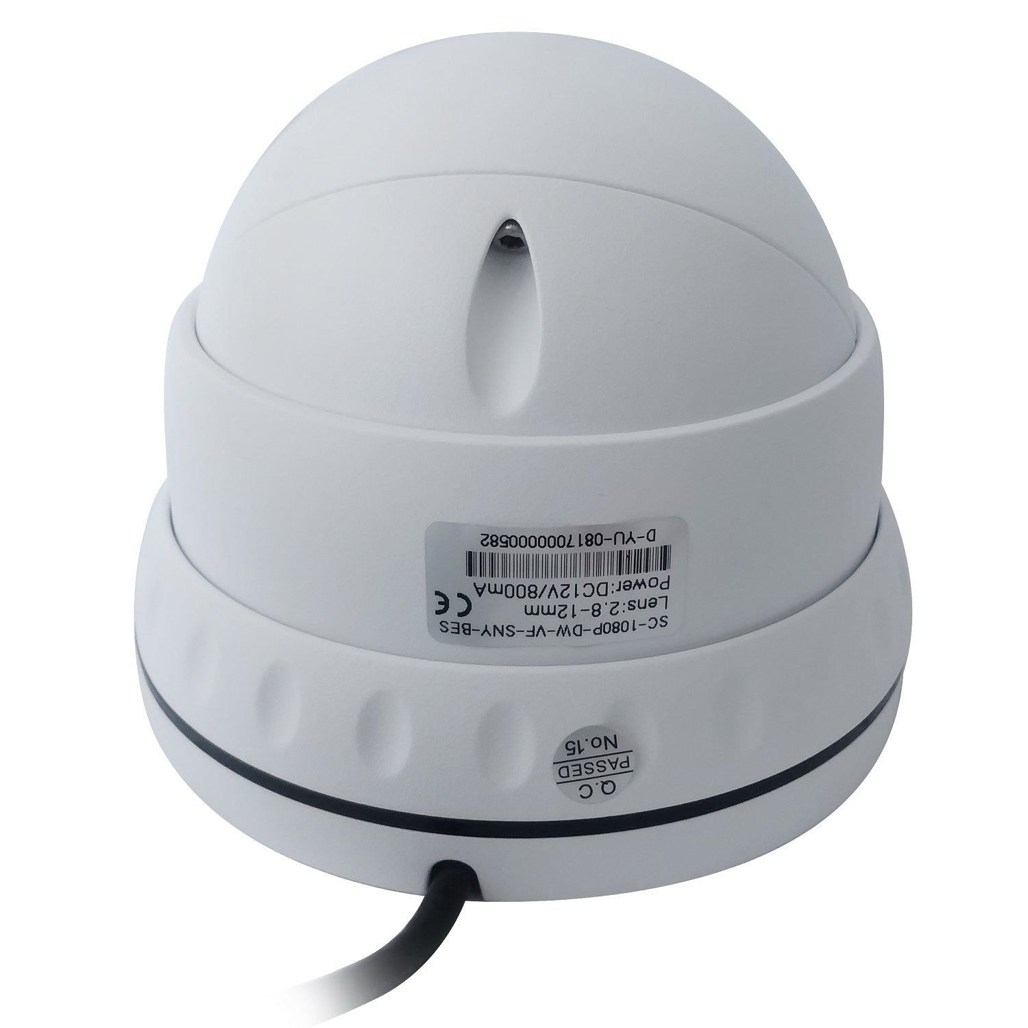 b-secure 2.0MP 4in1 White Dome CCTV Camera - Varifocal