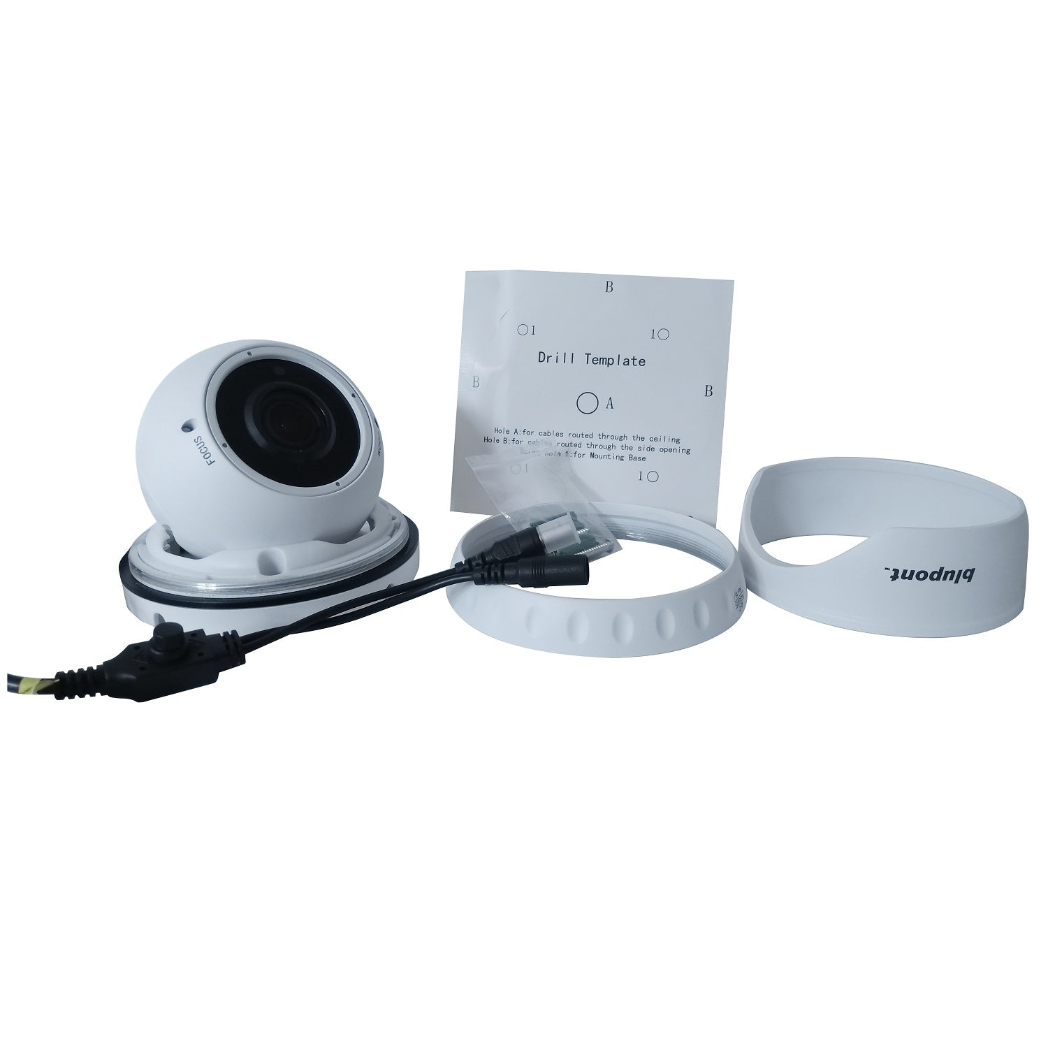 b-secure 2.0MP 4in1 White Dome CCTV Camera - Varifocal