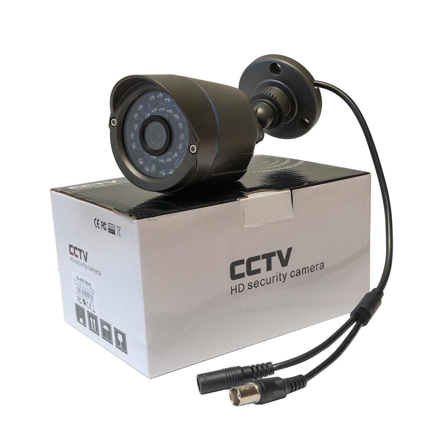 5MP CCTV Security Bullet Camera - Grey (SC-5MP-BG-D)