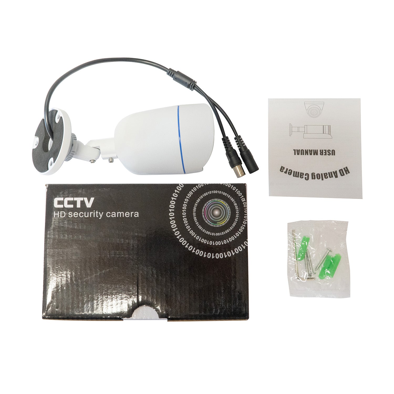 5MP CCTV Security Bullet Camera - White (SC-5MP-BW-D)
