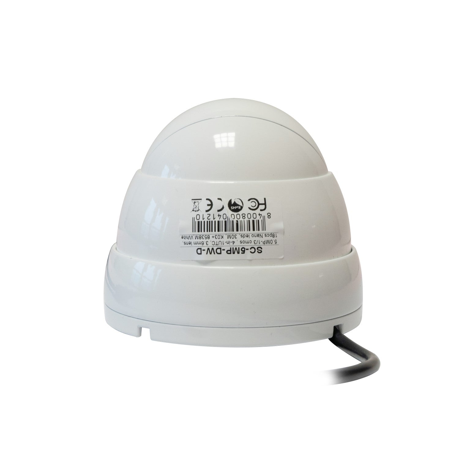 5MP CCTV  Security Dome Camera - White (SC-5MP-DW-D)