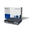8 Port Fast Ethernet 10/100 Desktop PoE Switch + 2 Uplinks (SW80010-2-POE)