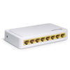 8 Port Gigabit Ethernet Switch - 10/100/1000 Desktop Switch Hub