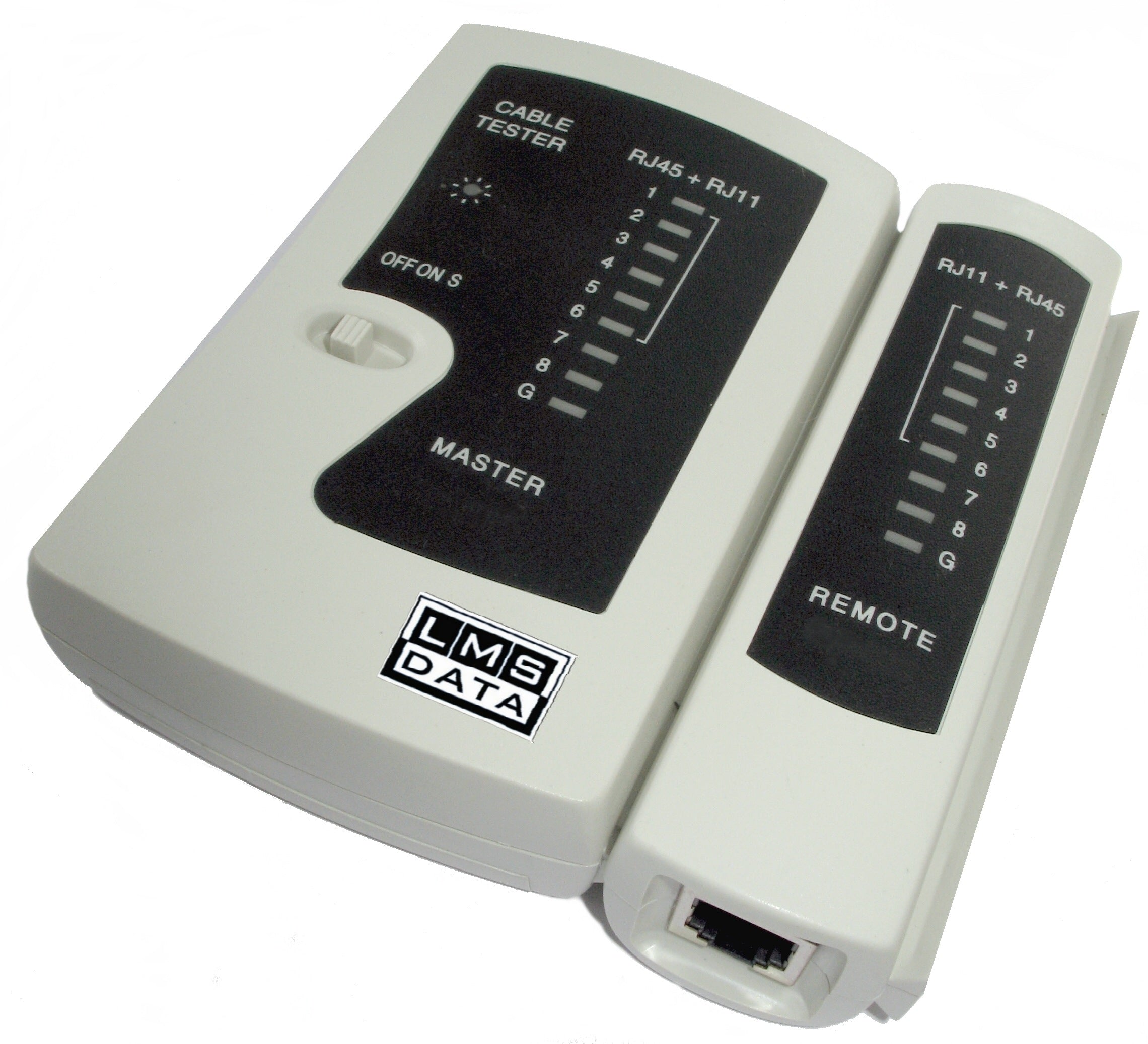 Ethernet Network LAN Cat5e RJ45/RJ11 Cable Tester - Netbit UK