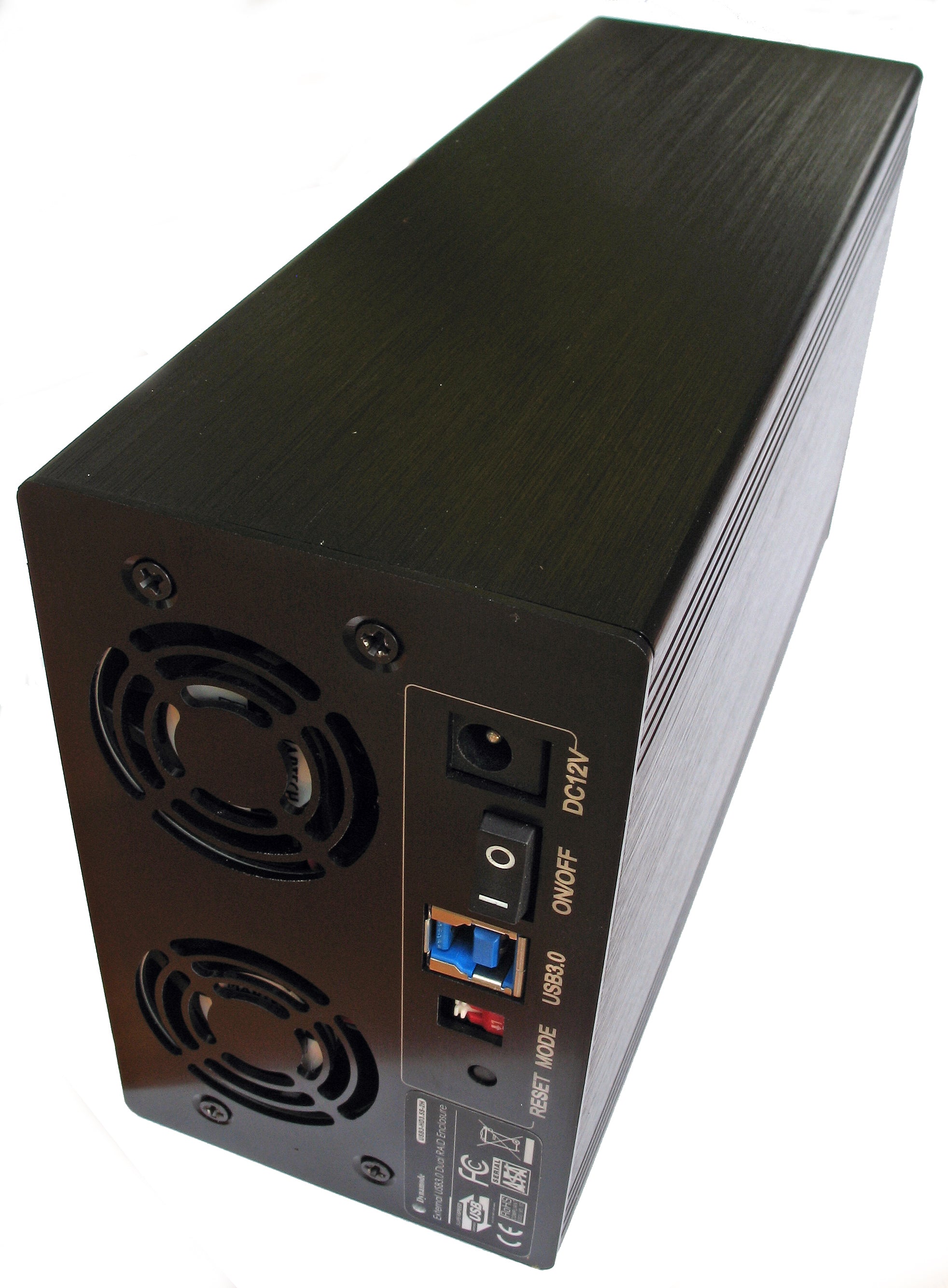 3.5" 2 x SATA HDD RAID External Enclosure (Superspeed) USB 3.0 - Netbit UK
