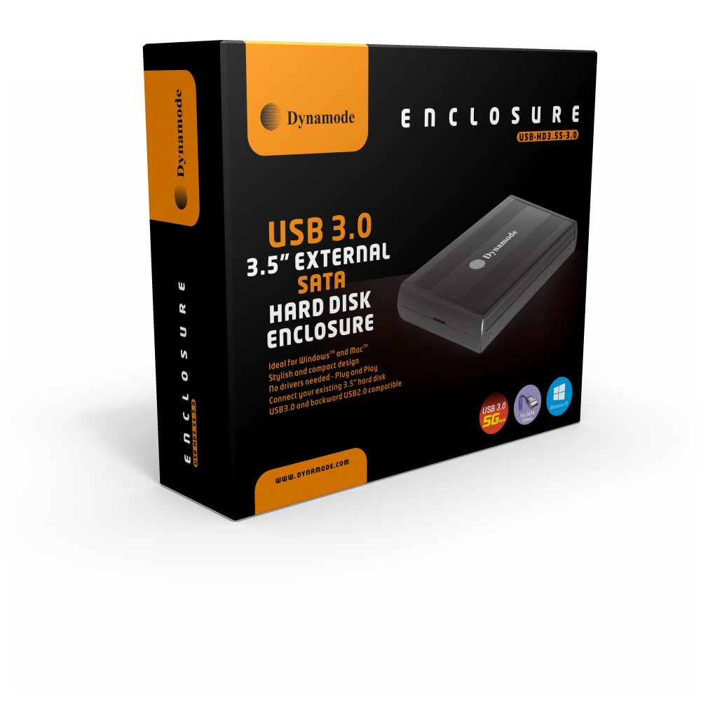 3.5" SATA HDD External Enclosure (Superspeed) USB 3.0 - Netbit UK