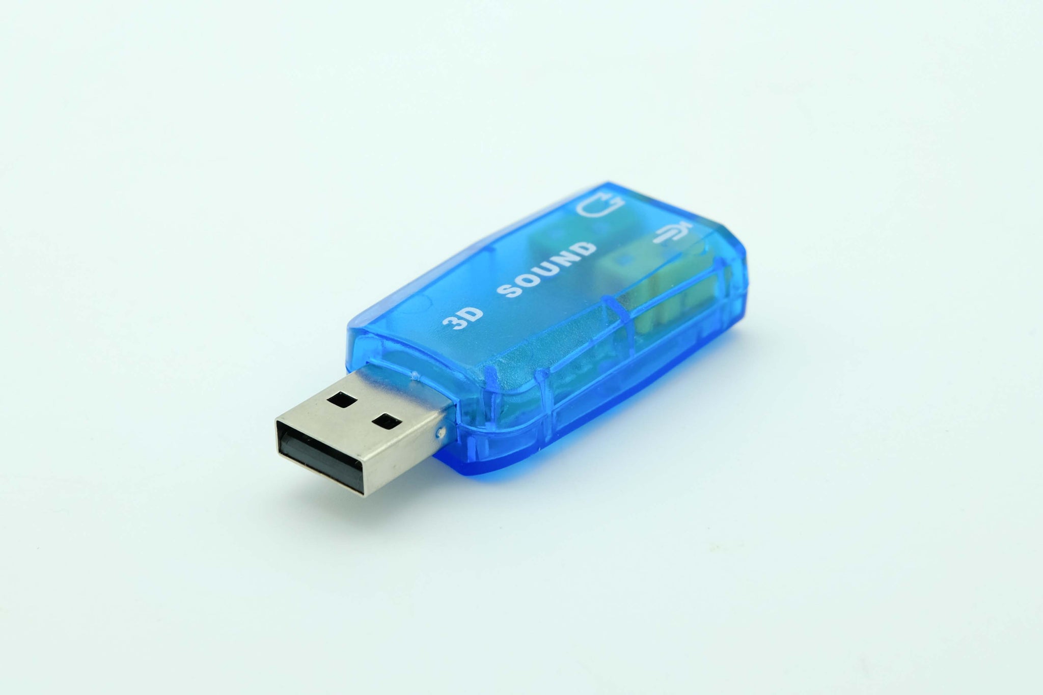 Dynamode USB Sound Card for Windows, Linux & Mac. Plug'n'Play (USB-SOUNDCARD2.0)