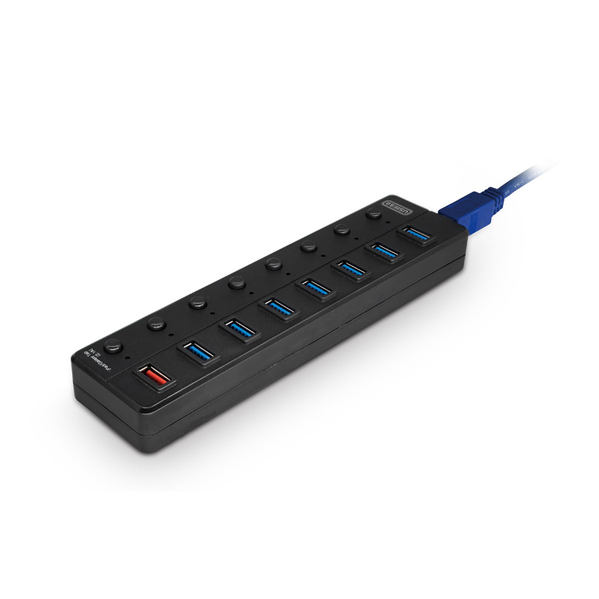 8 Port USB Hub USB3.0 (7+1) - Netbit UK