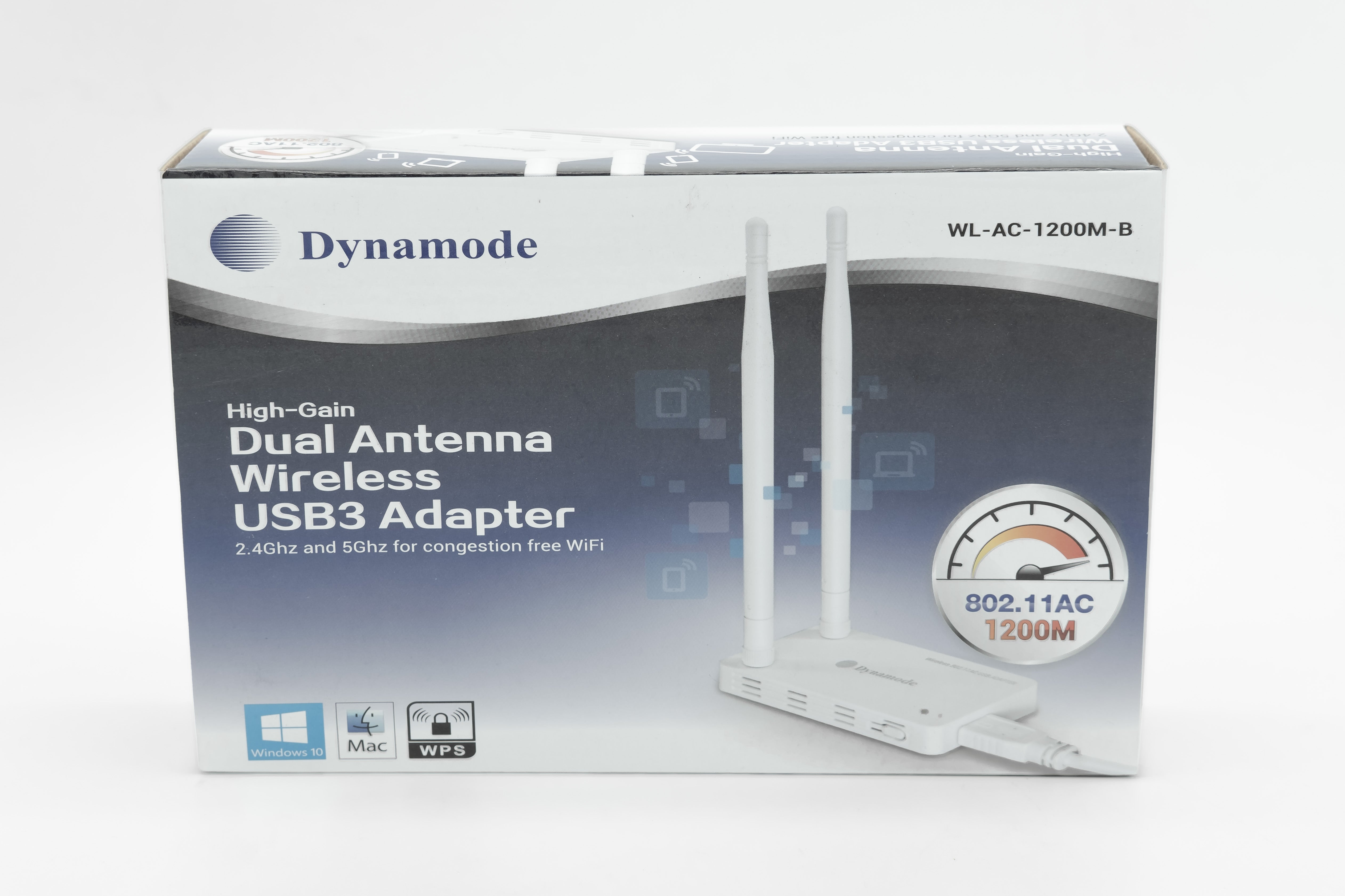 Dual Band 11ac 1200mbps 2T2R USB Adapter with detachable antenna's - Netbit UK