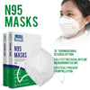 N95 Mask, Protective Face Mask, with Ear Loops, Comfortable design with Adjustable Nose Band & 95% Filtration