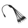8 Way Power Splitter Cable (1 x female to 8 x male)