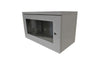 6U 280mm 19" Data Rack Wall Cabinet (non removable sides) - Grey
